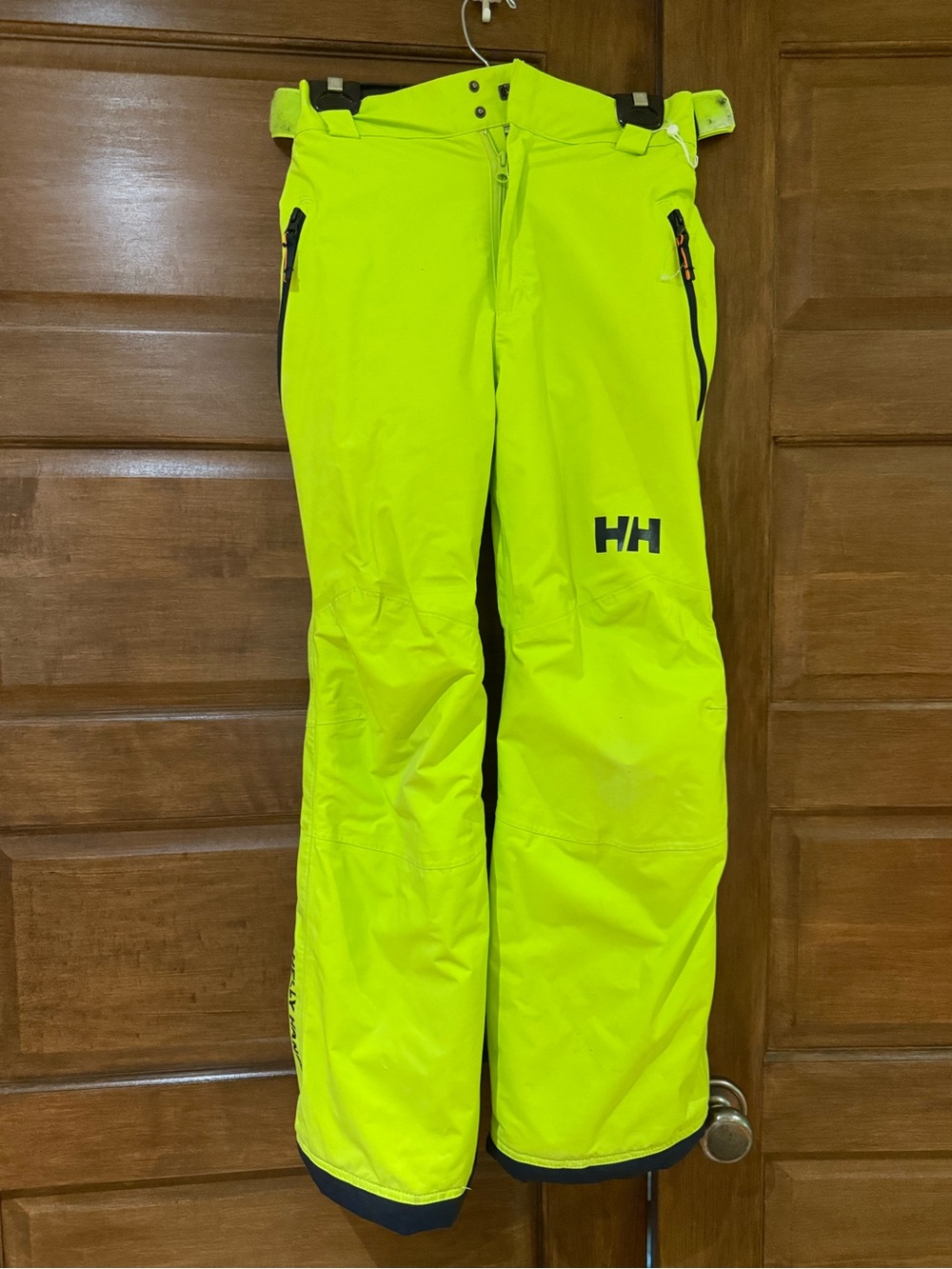 Helly Hansen Kids Neon Yellow Ski Pants